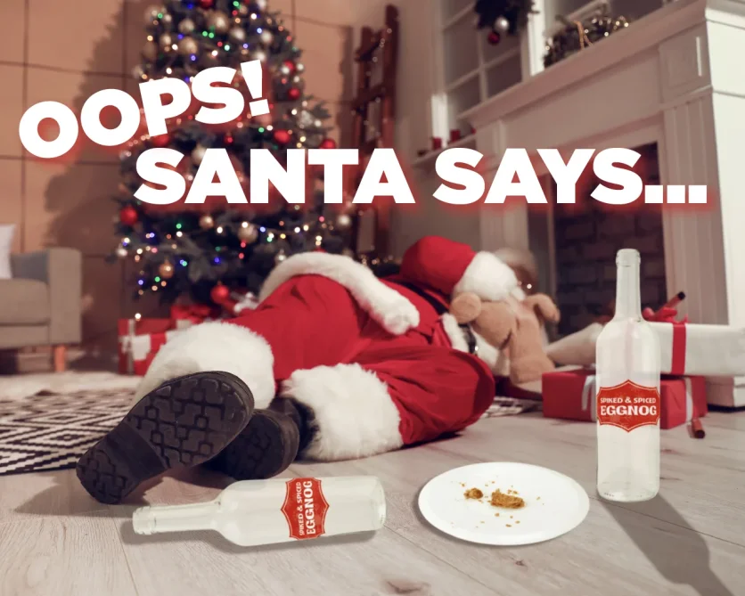 Oooops Santa Says HP Banner
